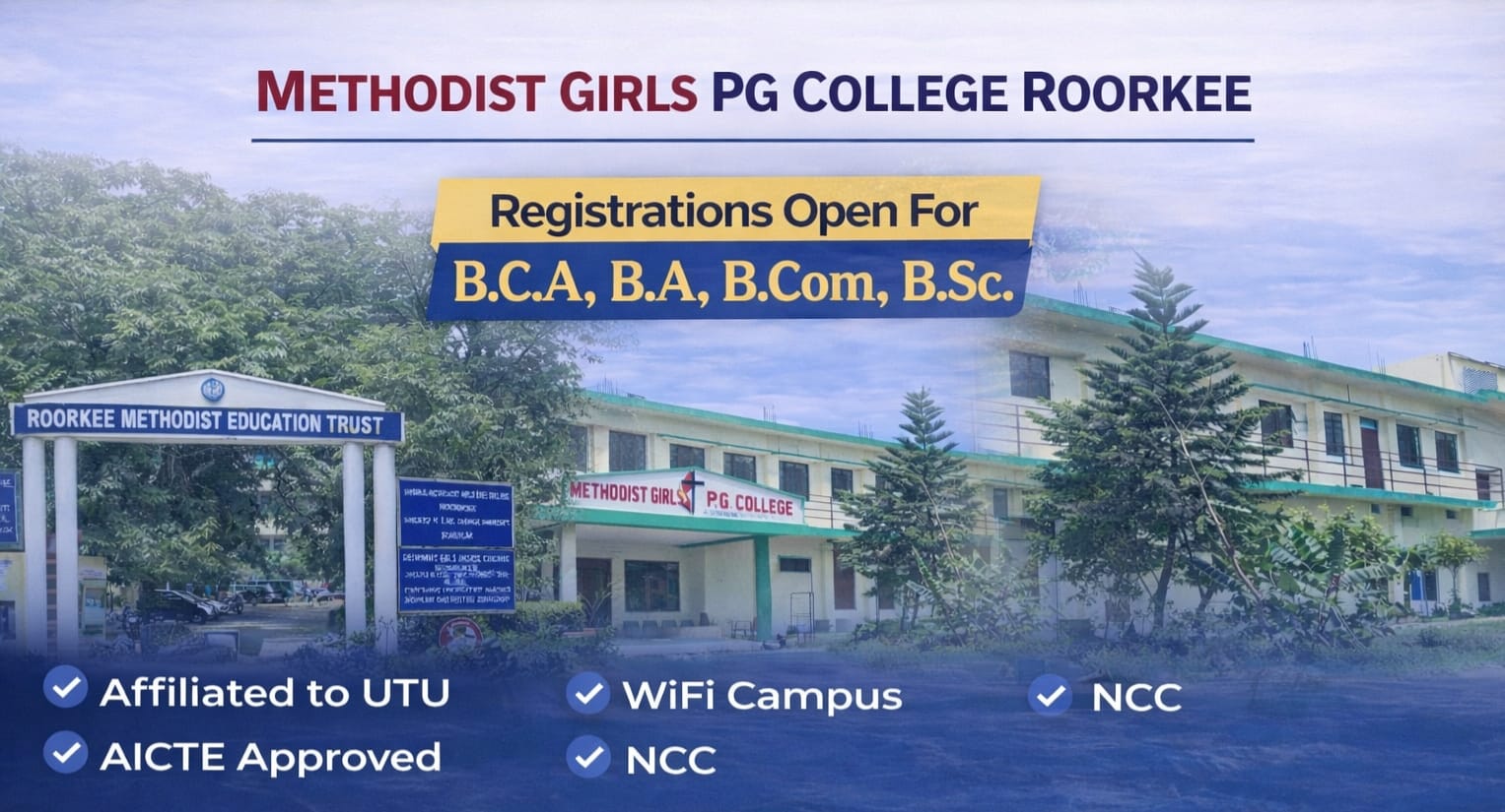 METHODIST GIRL’S P.G. COLLEGE ROORKEE, HARIDWAR